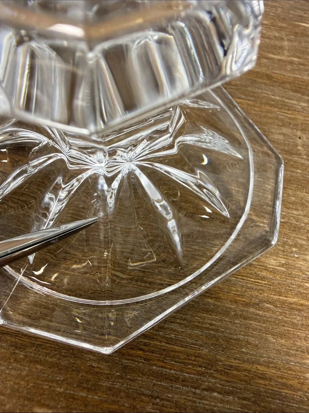 Vtg Mikasa Lead Crystal Elegant Edinburgh Candlestick Holders Set of 2 READ
